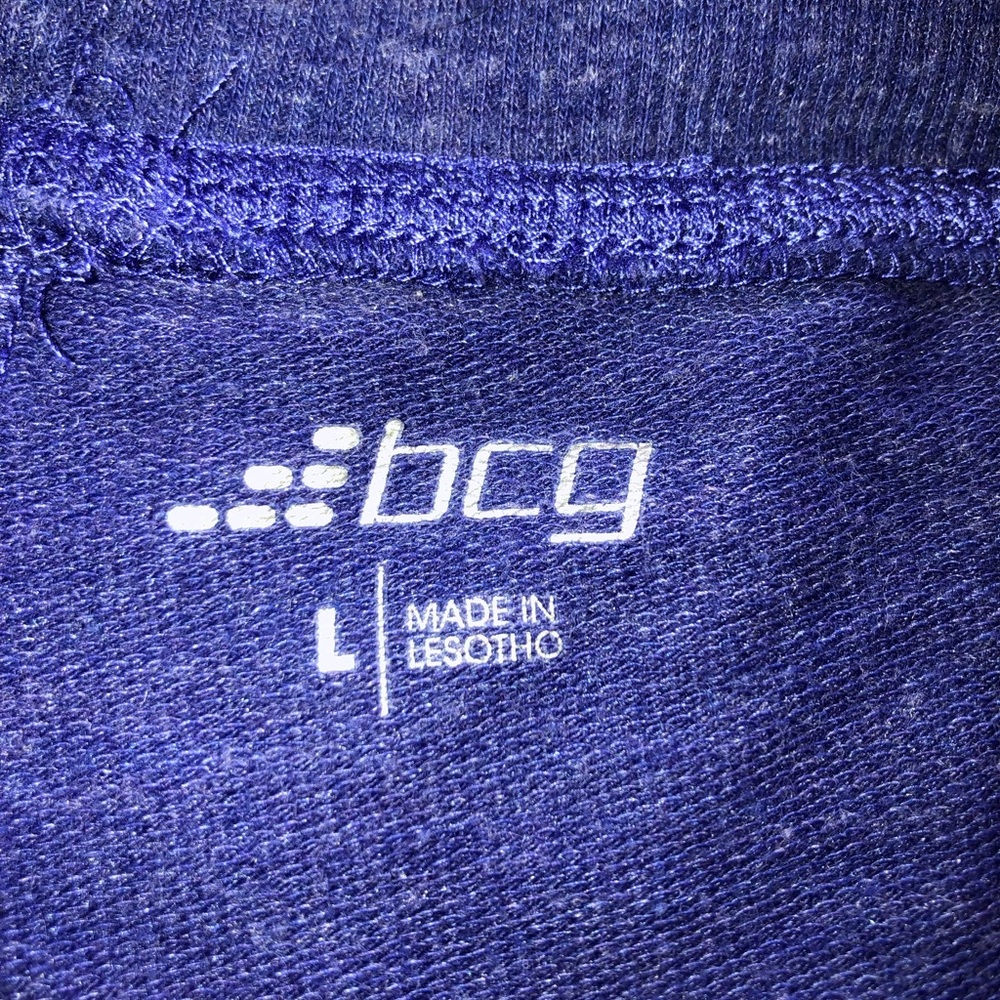 Periwinkle Drawstring Sweats - Picture 2 of 3
